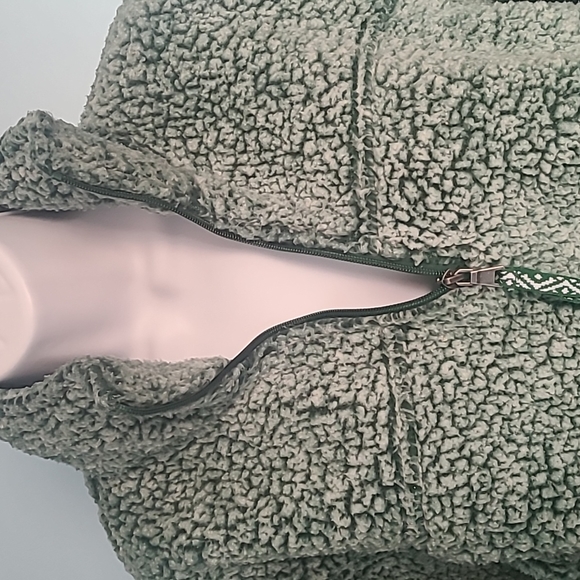 Ladies Sherpa Pullover - Picture 3 of 7